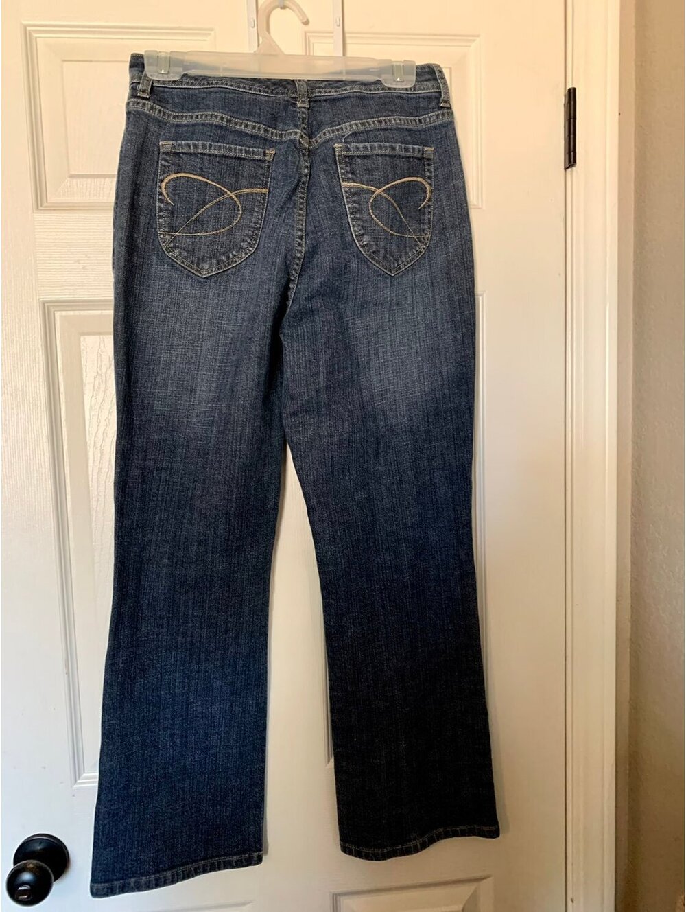 Chicos Platerson Blue Denim Jeans Size 1 Short - Picture 2 of 3